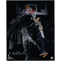 Victor Wembanyama San Antonio Spurs Autographed 16" x 20" Block vs. Giannis Antetokounmpo Spotlight Photograph