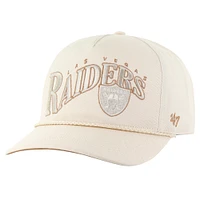 Men's '47 Natural Las Vegas Raiders Wave Rope Hitch Adjustable Hat