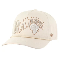 Men's '47 Natural Los Angeles Rams Wave Rope Hitch Adjustable Hat