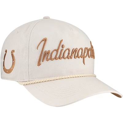 Men's '47 Cream Indianapolis Colts Overhand Hitch Adjustable Hat