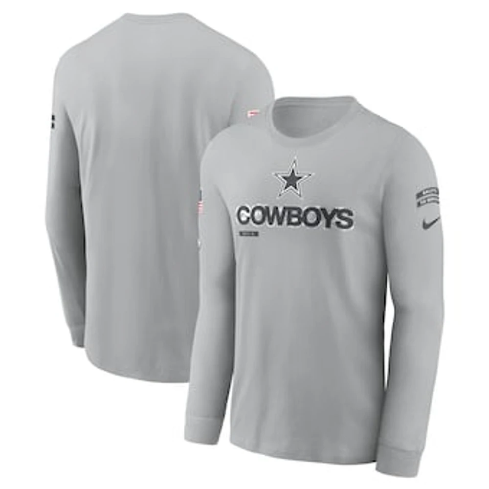 Men's Nike Dallas Cowboys Salute To Service Long Sleeve T-Shirt