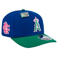 Men's New Era Royal/Green Los Angeles Angels 2024 Big League Chew Flavor Pack 9SEVENTY Adjustable Hat
