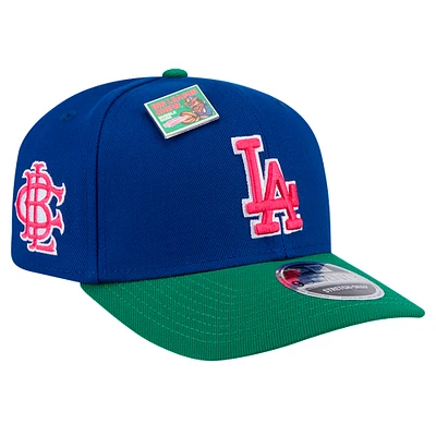 Men's New Era Royal/Green Los Angeles Dodgers 2024 Big League Chew Flavor Pack 9SEVENTY Adjustable Hat