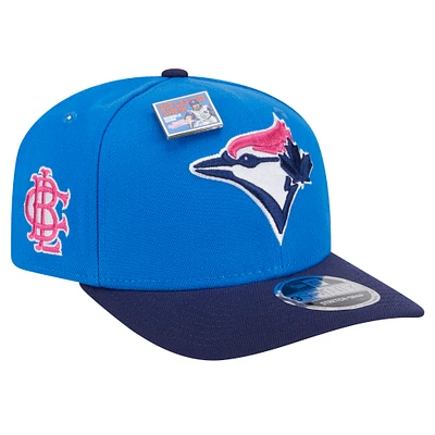 Men's New Era Blue/Navy Toronto Blue Jays 2024 Big League Chew Flavor Pack 9SEVENTY Adjustable Hat