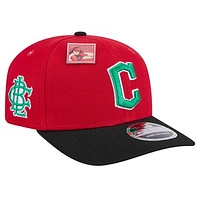 Men's New Era Red/Black Cleveland Guardians 2024 Big League Chew Flavor Pack 9SEVENTY Adjustable Hat