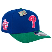 Men's New Era Royal/Green Philadelphia Phillies 2024 Big League Chew Flavor Pack 9SEVENTY Adjustable Hat