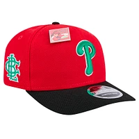Men's New Era Red/Black Philadelphia Phillies 2024 Big League Chew Flavor Pack 9SEVENTY Adjustable Hat