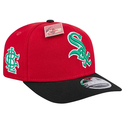 Men's New Era Red/Black Chicago White Sox 2024 Big League Chew Flavor Pack 9SEVENTY Adjustable Hat
