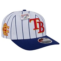 Men's New Era White/Royal Tampa Bay Rays 2024 Big League Chew Original 9SEVENTY Adjustable Hat