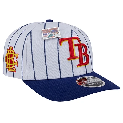 Men's New Era White/Royal Tampa Bay Rays 2024 Big League Chew Original 9SEVENTY Adjustable Hat