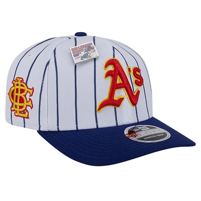 Men's New Era White/Royal Athletics 2024 Big League Chew Original 9SEVENTY Adjustable Hat