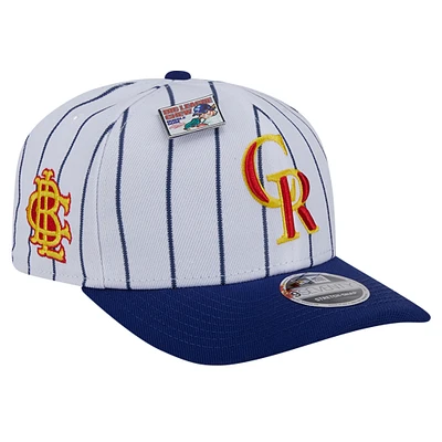 Men's New Era White/Royal Colorado Rockies 2024 Big League Chew Original 9SEVENTY Adjustable Hat