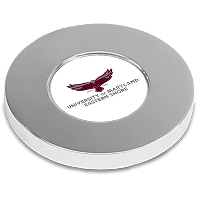 Silver Maryland Eastern Shore Hawks Office Paperweight