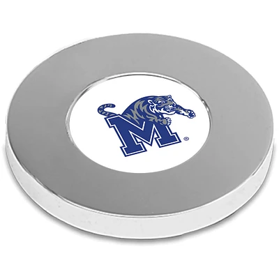 Silver Memphis Tigers Office Paperweight