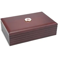 Brown Winston-Salem State Rams 9'' x 6'' Rosewood Desk Box
