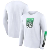 Men's Fanatics White Austin FC Long Sleeve T-Shirt