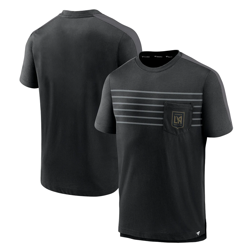 Men's Fanatics Black LAFC Line Up Pocket T-Shirt