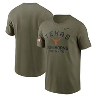 Men's Nike Olive Texas Longhorns 2024 Military Appreciation Performance T-Shirt