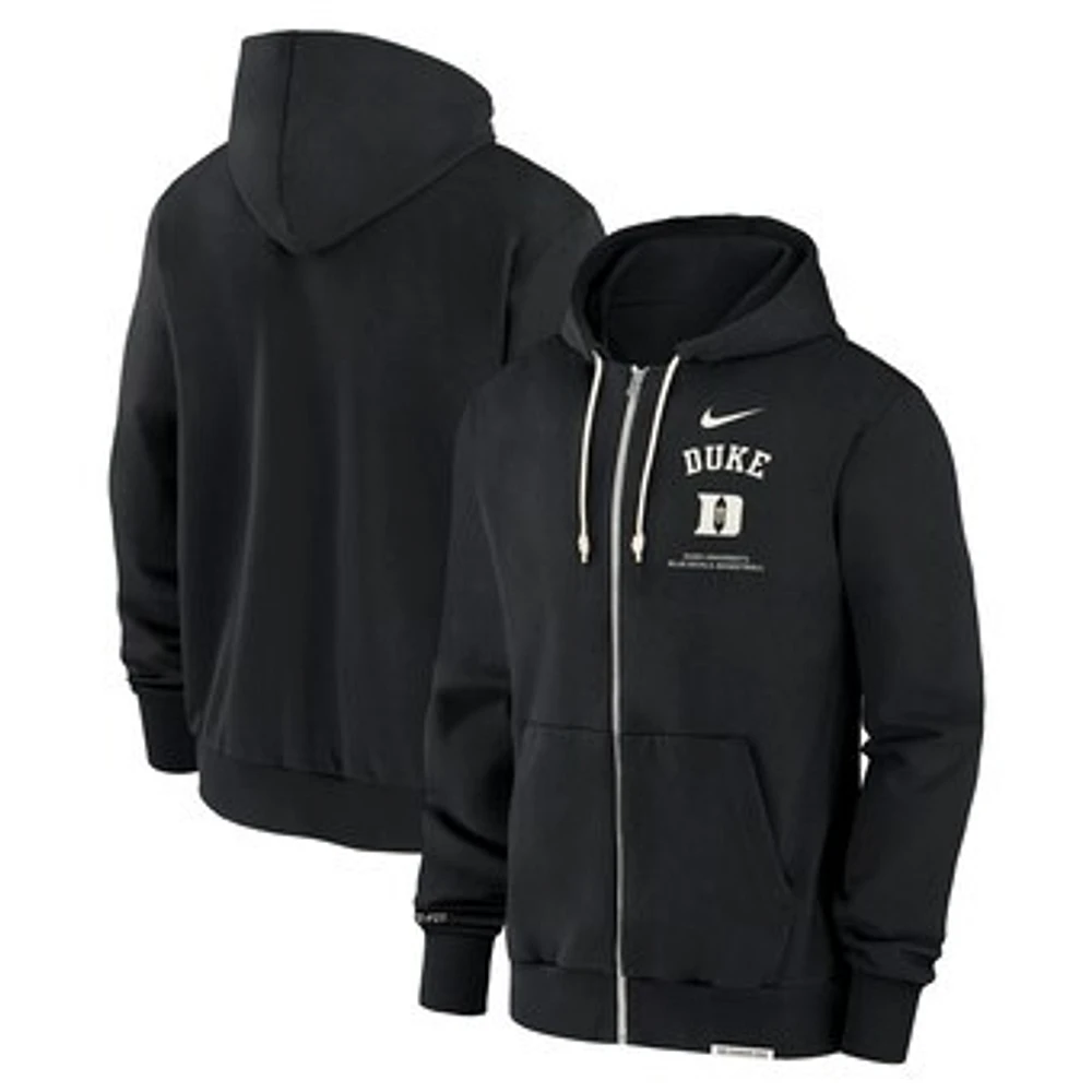 Men's Nike Black Duke Blue Devils On-Court Performance Full-Zip Hoodie