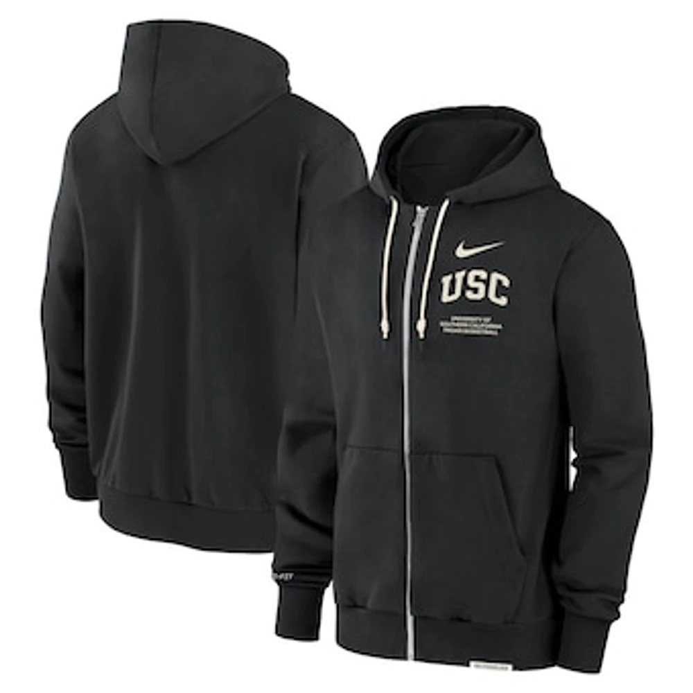 Men's Nike Black USC Trojans On-Court Performance Full-Zip Hoodie