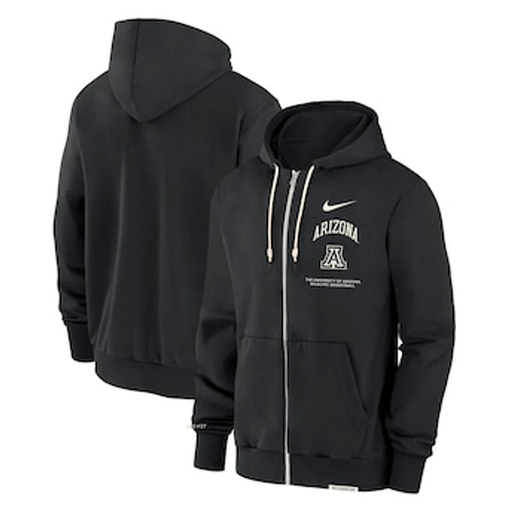 Men's Nike Black Arizona Wildcats On-Court Performance Full-Zip Hoodie