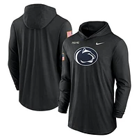 Men's Nike  Black Penn State Nittany Lions Military Appreciation Performance Long Sleeve Hoodie T-Shirt