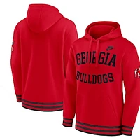 Men's Nike Red Georgia Bulldogs Legacy Retro Pullover Hoodie