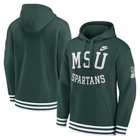 Men's Nike Green Michigan State Spartans Legacy Retro Pullover Hoodie