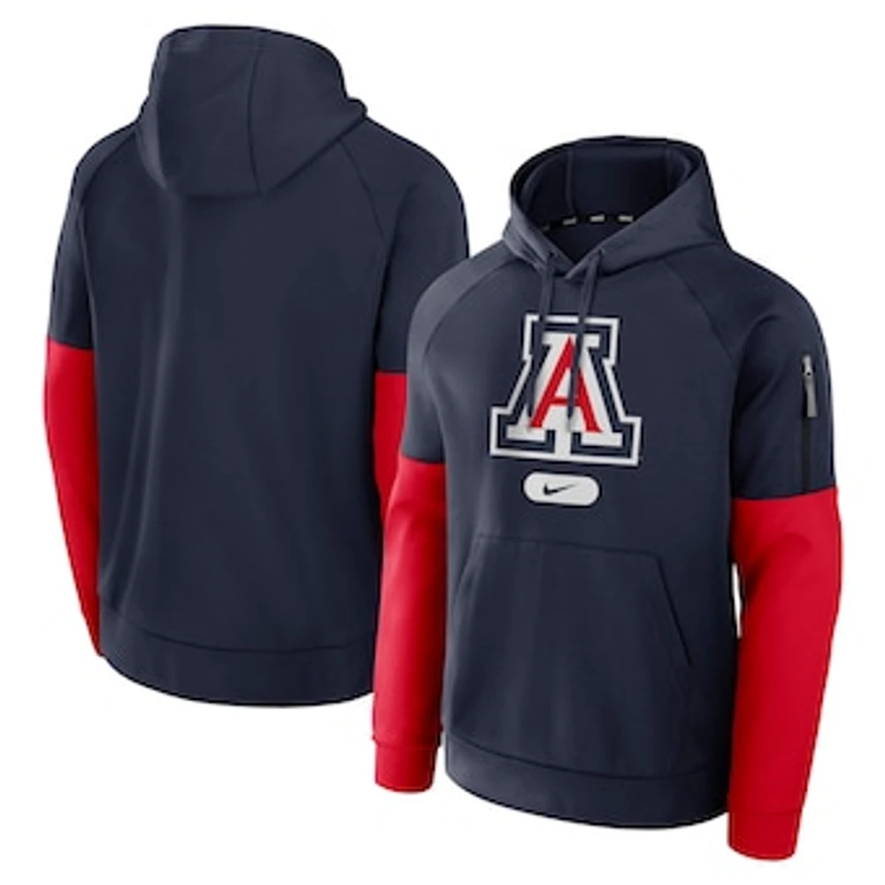 Men's Nike Navy Arizona Wildcats Fitness Performance Pullover Hoodie