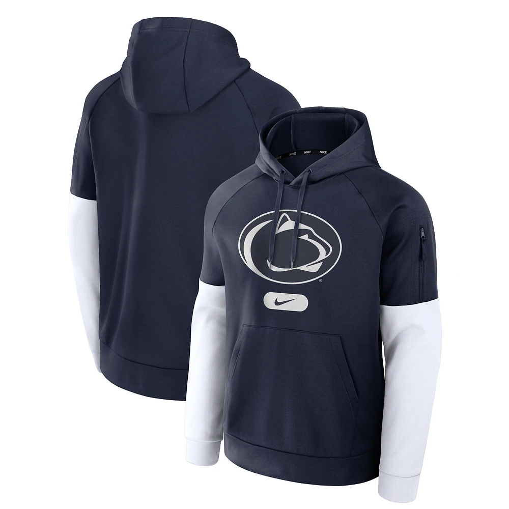 Men's Nike Navy Penn State Nittany Lions Fitness Performance Pullover Hoodie