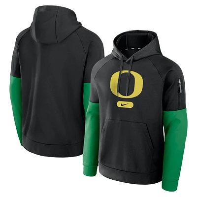 Men's Nike Black Oregon Ducks Fitness Performance Pullover Hoodie