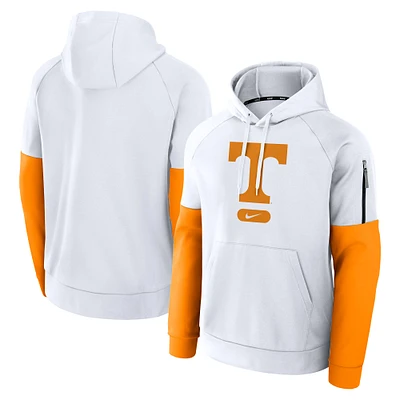 Men's Nike White Tennessee Volunteers Fitness Performance Pullover Hoodie