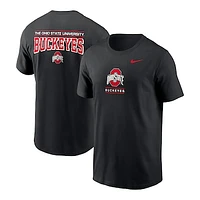 Men's Nike Black Ohio State Buckeyes 2-Hit T-Shirt