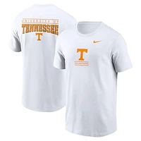 Men's Nike White Tennessee Volunteers 2-Hit T-Shirt