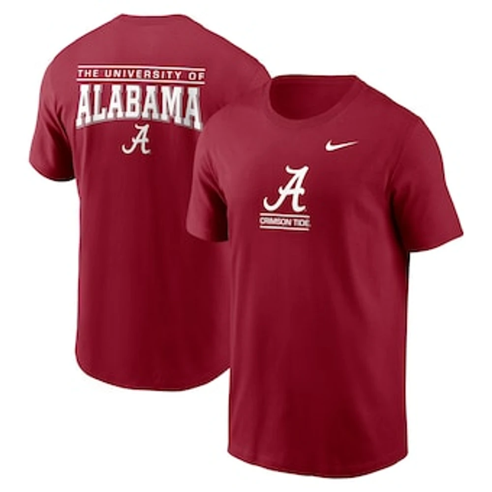 Men's Nike Crimson Alabama Tide 2-Hit T-Shirt