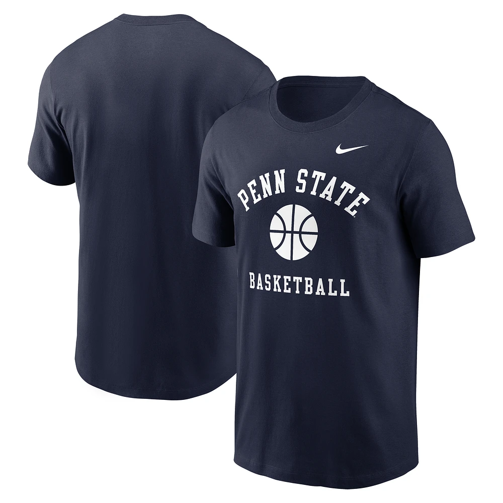 Men's Nike Navy Penn State Nittany Lions Basketball Icon T-Shirt