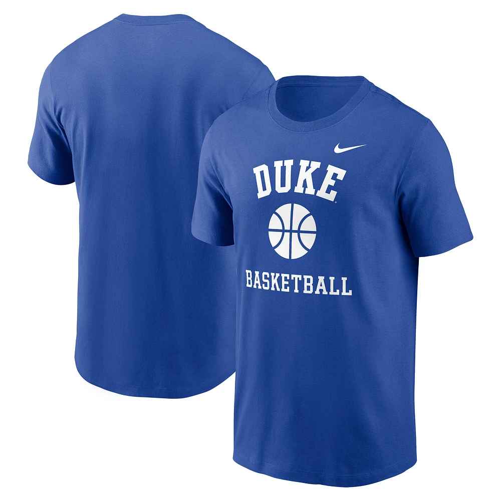 Men's Nike Royal Duke Blue Devils Basketball Icon T-Shirt