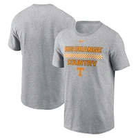 Men's Nike Heather Gray Tennessee Volunteers DNA Lockup T-Shirt