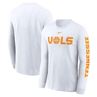 Men's Nike Tennessee Volunteers Basketball Icon Two-Hit Long Sleeve T-Shirt