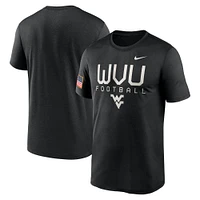 Men's Nike  Black West Virginia Mountaineers 2024 Military Appreciation Legend Performance T-Shirt