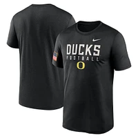 Men's Nike  Black Oregon Ducks 2024 Military Appreciation Legend Performance T-Shirt