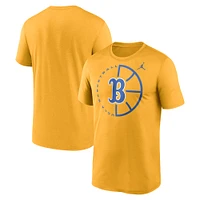 Men's Jordan Brand Gold UCLA Bruins Legend Basketball Icon Performance T-Shirt