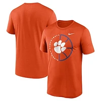 Men's Nike Orange Clemson Tigers Legend Basketball Icon Performance T-Shirt