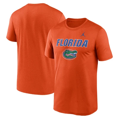 Men's Jordan Brand Orange Florida Gators Lockup Legend Performance T-Shirt