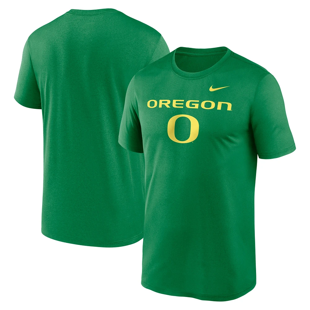 Men's Nike Oregon Ducks Lockup Legend Performance T-Shirt