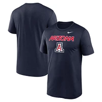 Men's Nike Navy Arizona Wildcats Lockup Legend Performance T-Shirt