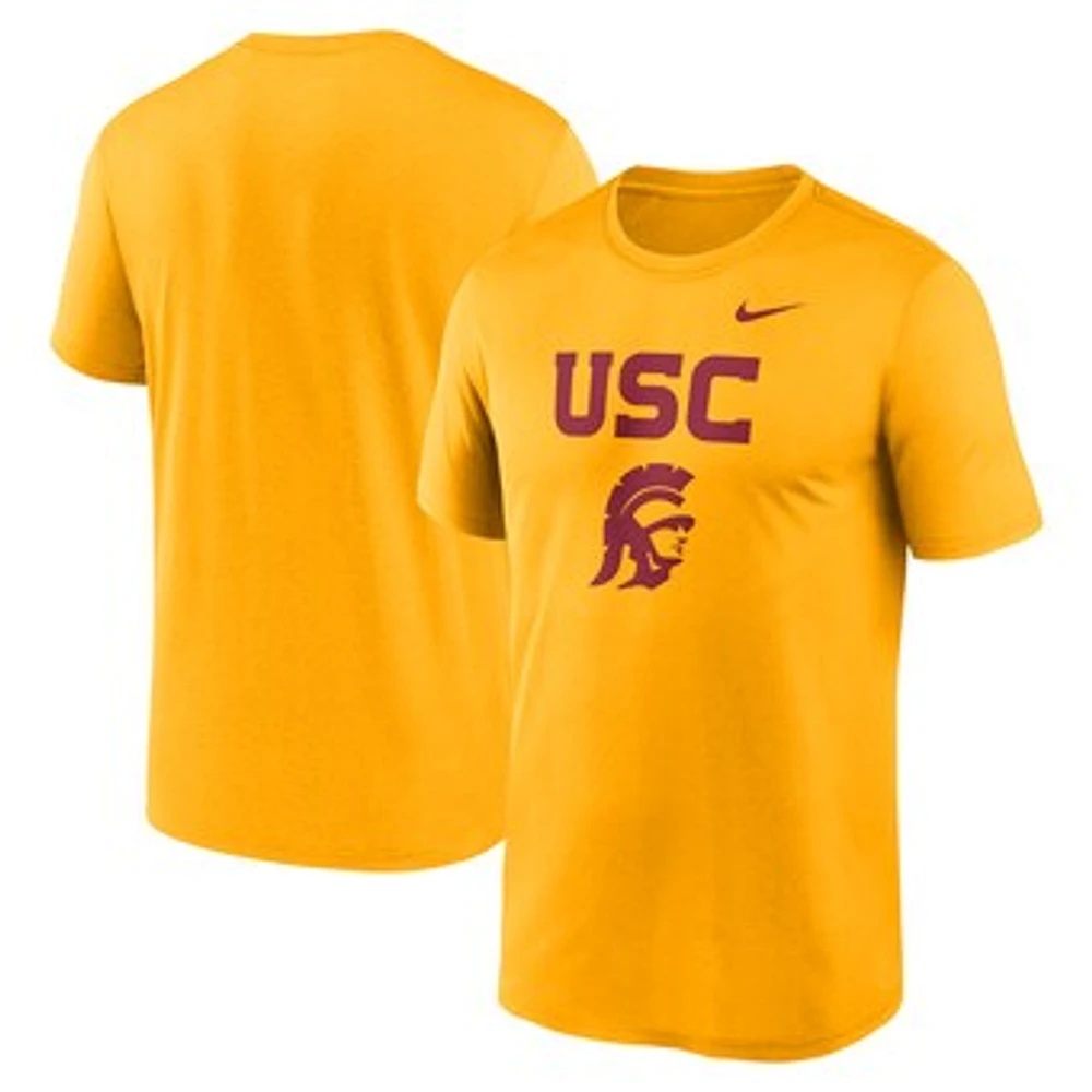 Men's Nike Gold USC Trojans Lockup Legend Performance T-Shirt