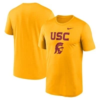 Men's Nike Gold USC Trojans Lockup Legend Performance T-Shirt