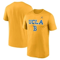 Men's Jordan Brand Gold UCLA Bruins Lockup Legend Performance T-Shirt