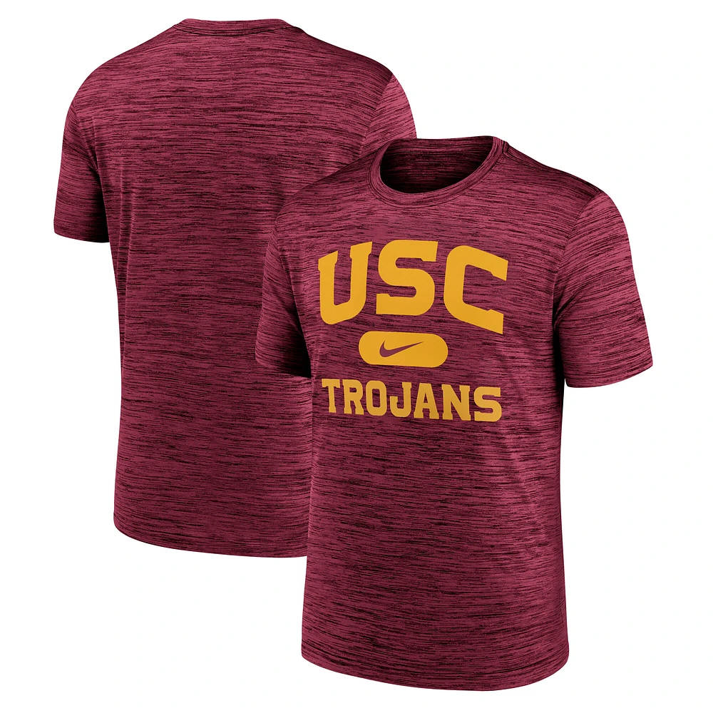 Men's Nike Cardinal USC Trojans Velocity Mascot Performance T-Shirt